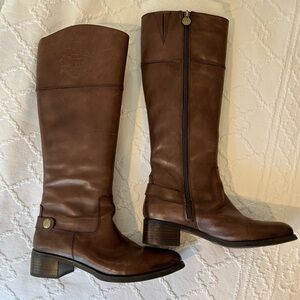 Etienne Aigner - Mid-Calf Brown Riding Boots - Size 6.5